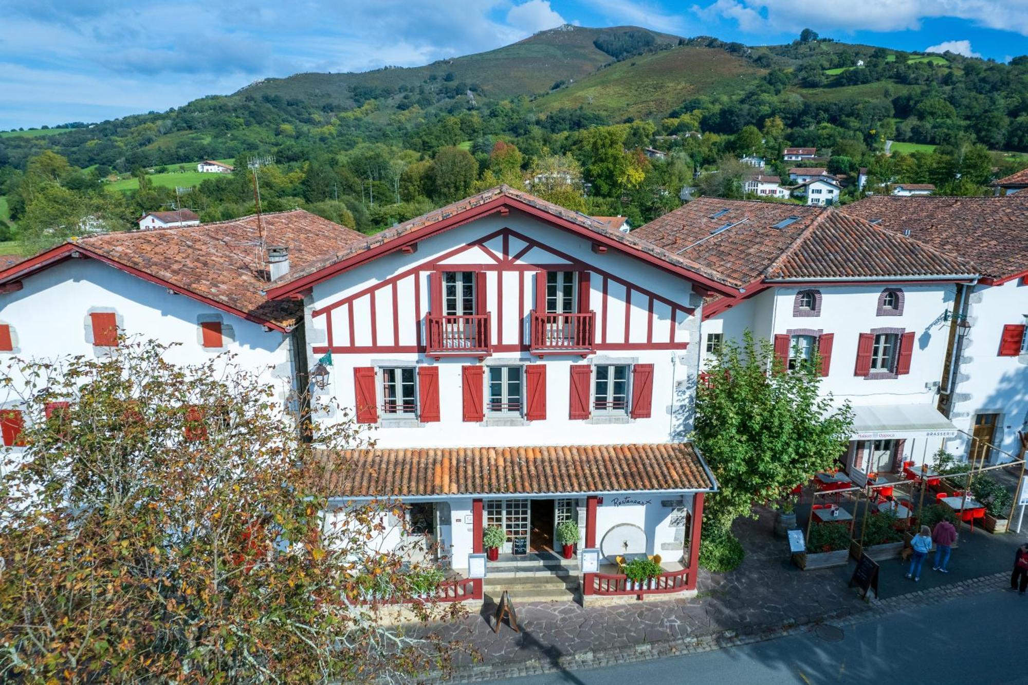 Hotel Restaurant & Spa La Maison Oppoca Aïnhoa Zewnętrze zdjęcie