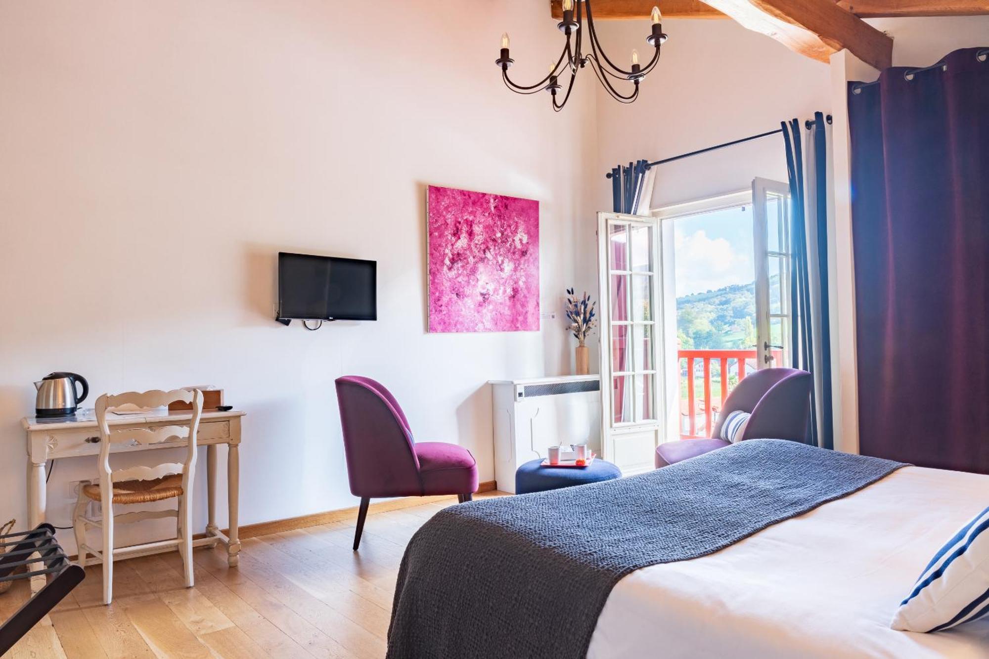 Hotel Restaurant & Spa La Maison Oppoca Aïnhoa Pokój zdjęcie